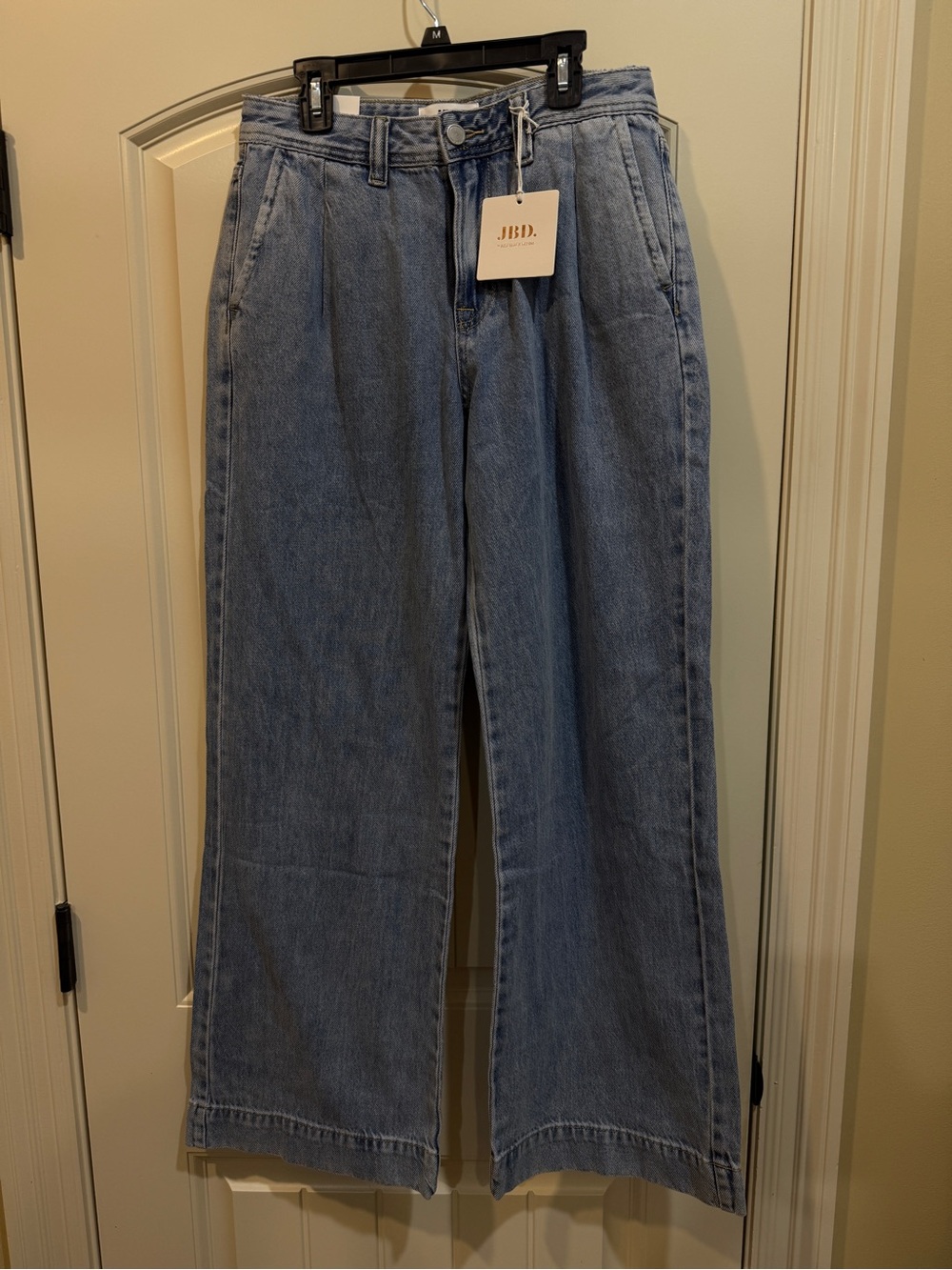 Just Black Light Wash Wide Leg Jeans